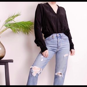 James Peres Black Vneck - New!